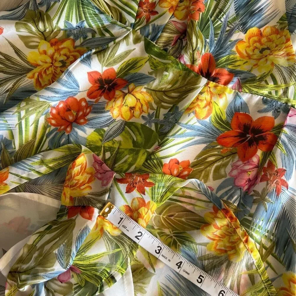 Glamorous floral romper size L